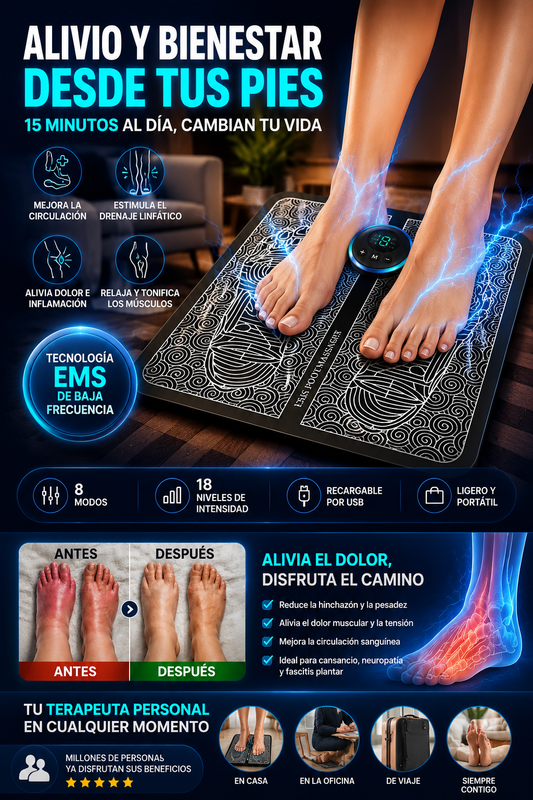 Masajeador EMS Inteligente para Pies y Piernas Premium™